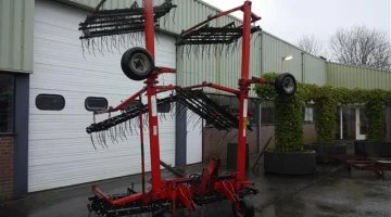 Diserbatrice a denti pieghevole per erpice Faza da 9 metri