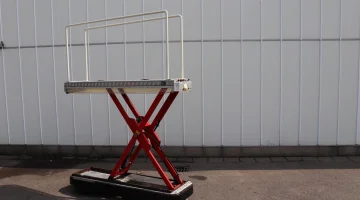 Berg electro pipe rail trolley with electric hydraulic scissors ,42.5 cm track