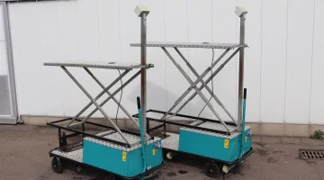 Berg carrello elevatori electro con forbice meccanica, cingolo 55 cm