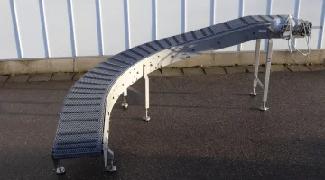 90° curved conveyor