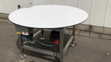 Itra mesa de rotação 150 cm Ø aço inoxidável com Trespa Top