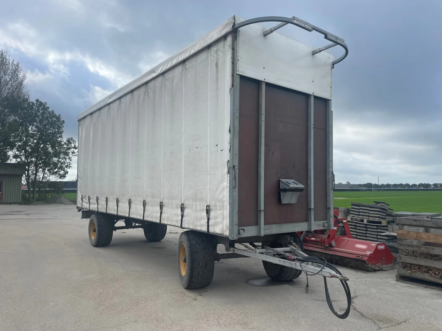 Mulder harvesting trailer 12 pallets Year 2016 • Duijndam Machines