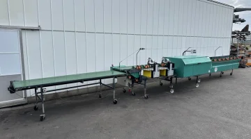 Olimex flower processing machine with 2 binding machines