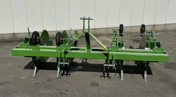 Plastic mulch laying machine 2 row new