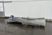 SADO 100 cm roller inspection conveyor to take the fruit from the water