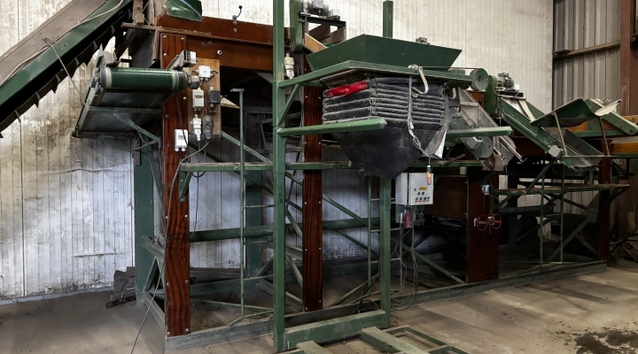 Schouten 5 step potato grader with big bag filler